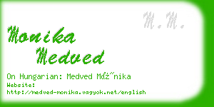 monika medved business card